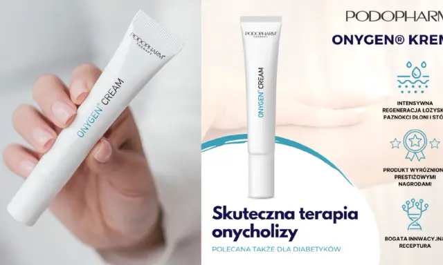 Krem ONYGEN® do intensywnej regeneracji paznokci dłoni i stóp. Skuteczna terapia na onycholizę, polecana także dla diabetyków.