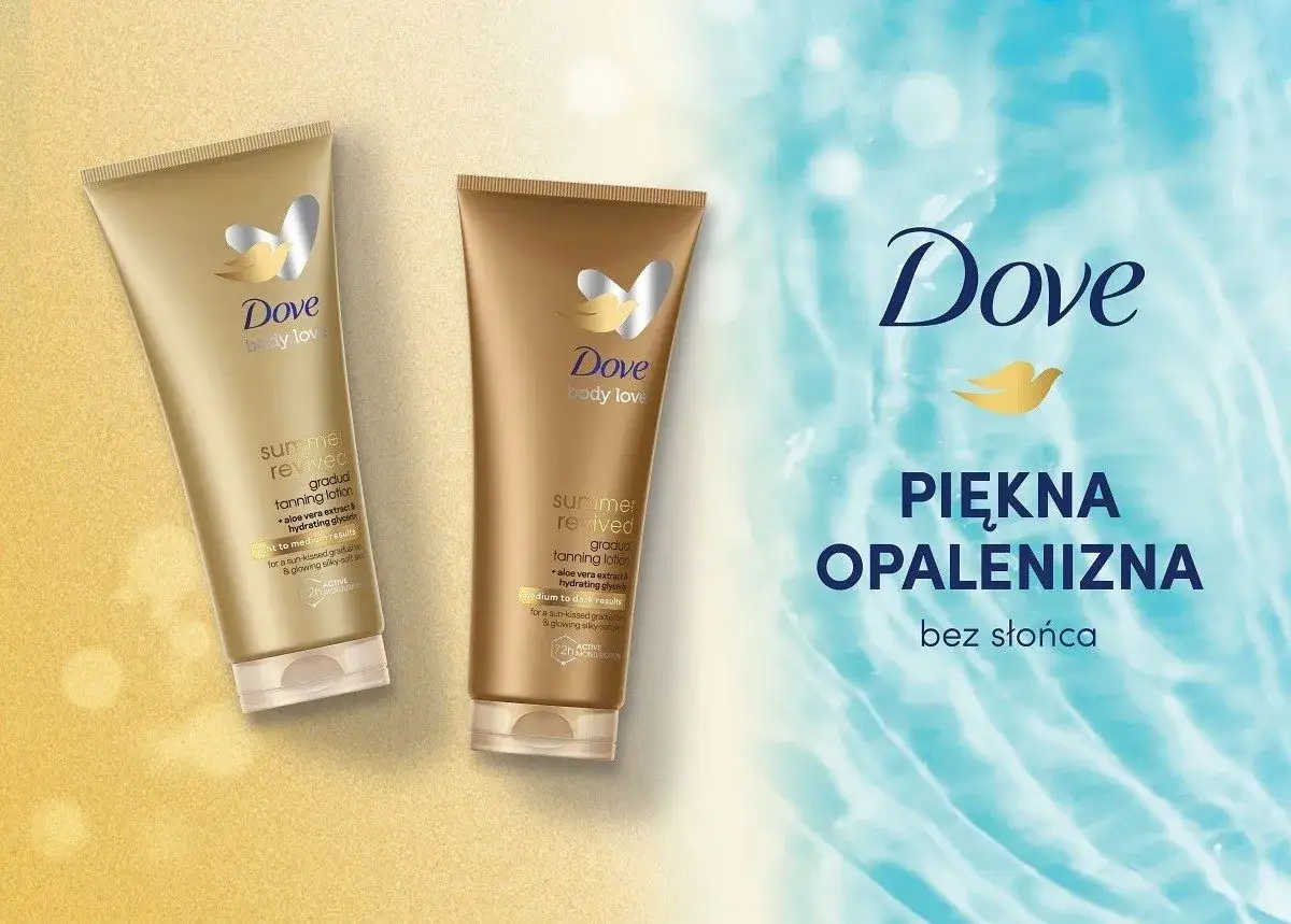 Dove DermaSpa Summer Revived na sk&oacute;rze